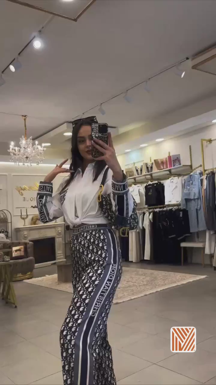 Dior Set / Pantolon-Gömlek