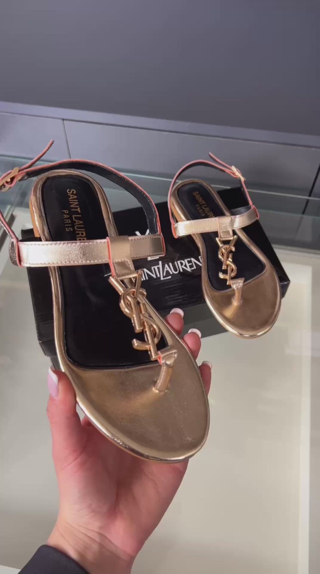 YSL Sandalet Yeni Sezon