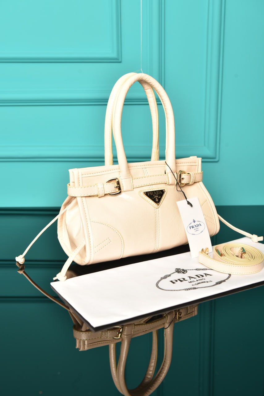 Prad@ Bonnie Leather Çanta