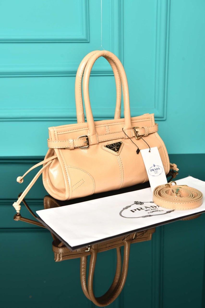 Prad@ Bonnie Leather Çanta