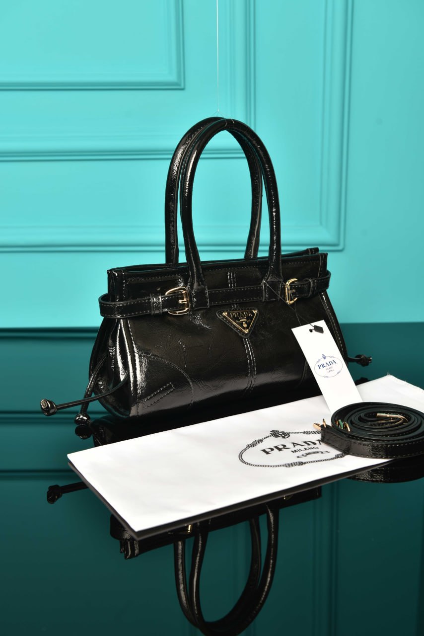 Prad@ Bonnie Leather Çanta
