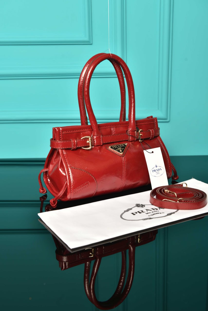 Prad@ Bonnie Leather Çanta
