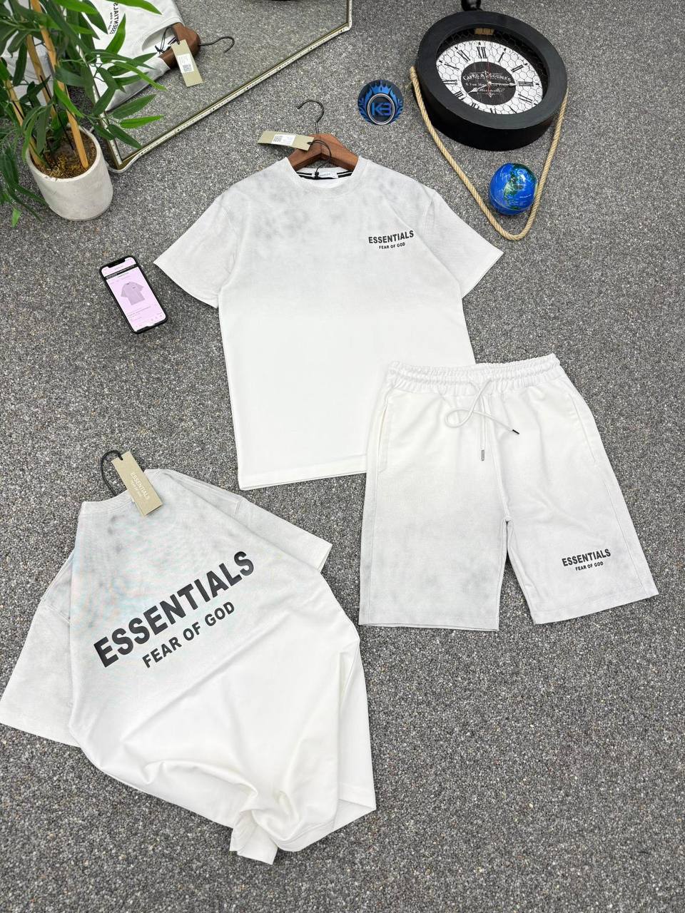 New Essentials Şortlu Takım Bay